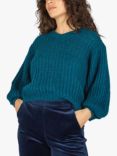 Traffic People Loretta Wool Blend Jumper, Blue