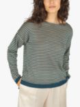 Traffic People Maude Stripe Jumper, Blue