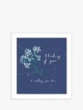 The Proper Mail Company Thinking Of You Flowers Sympathy Card
