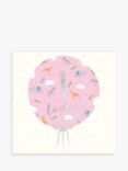 Woodmansterne Pink Balloon 1st Birthday Card