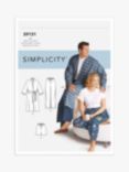 Simplicity Women's and Men's Lounge Pants, Shorts and Robe Sewing Pattern, SS9131