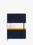 Moleskine Extra Large Lined Notebook, Sapphire Blue