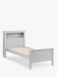 Julian Bowen Maine Bookcase Bed Frame, Single, Grey