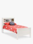 Julian Bowen Maine Bookcase Bed Frame, Single, White