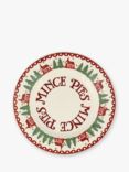 Emma Bridgewater Christmas Mince Pies Plate, 22cm, Red/Multi