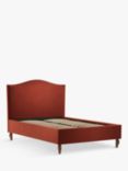 John Lewis Charlotte Upholstered Bed Frame, King Size, Deep Velvet Sunset