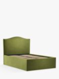 John Lewis Charlotte Ottoman Storage Upholstered Bed Frame, Double, Deep Velvet Olive
