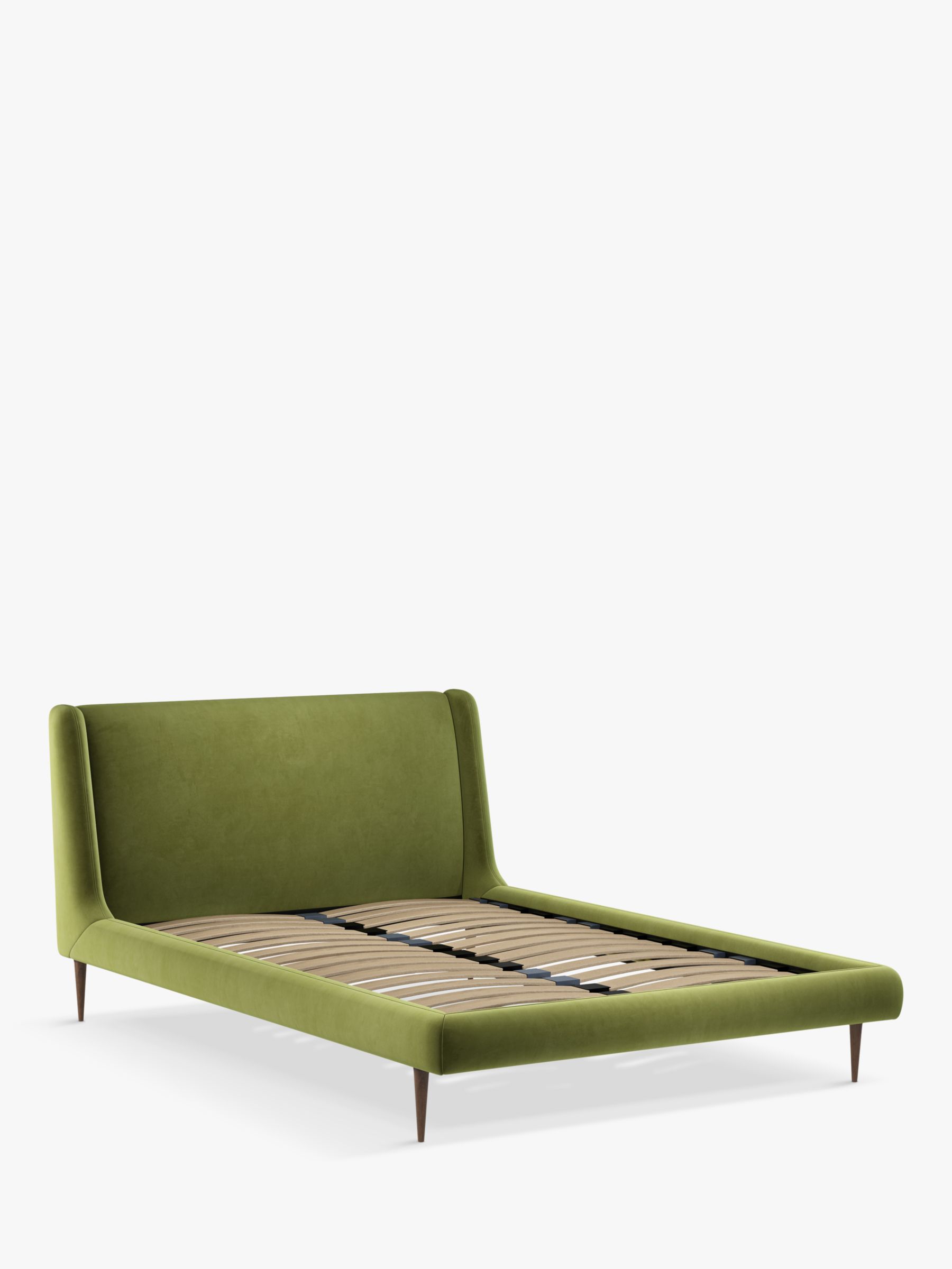 Photo of John lewis mid-century sweep upholstered bed frame double