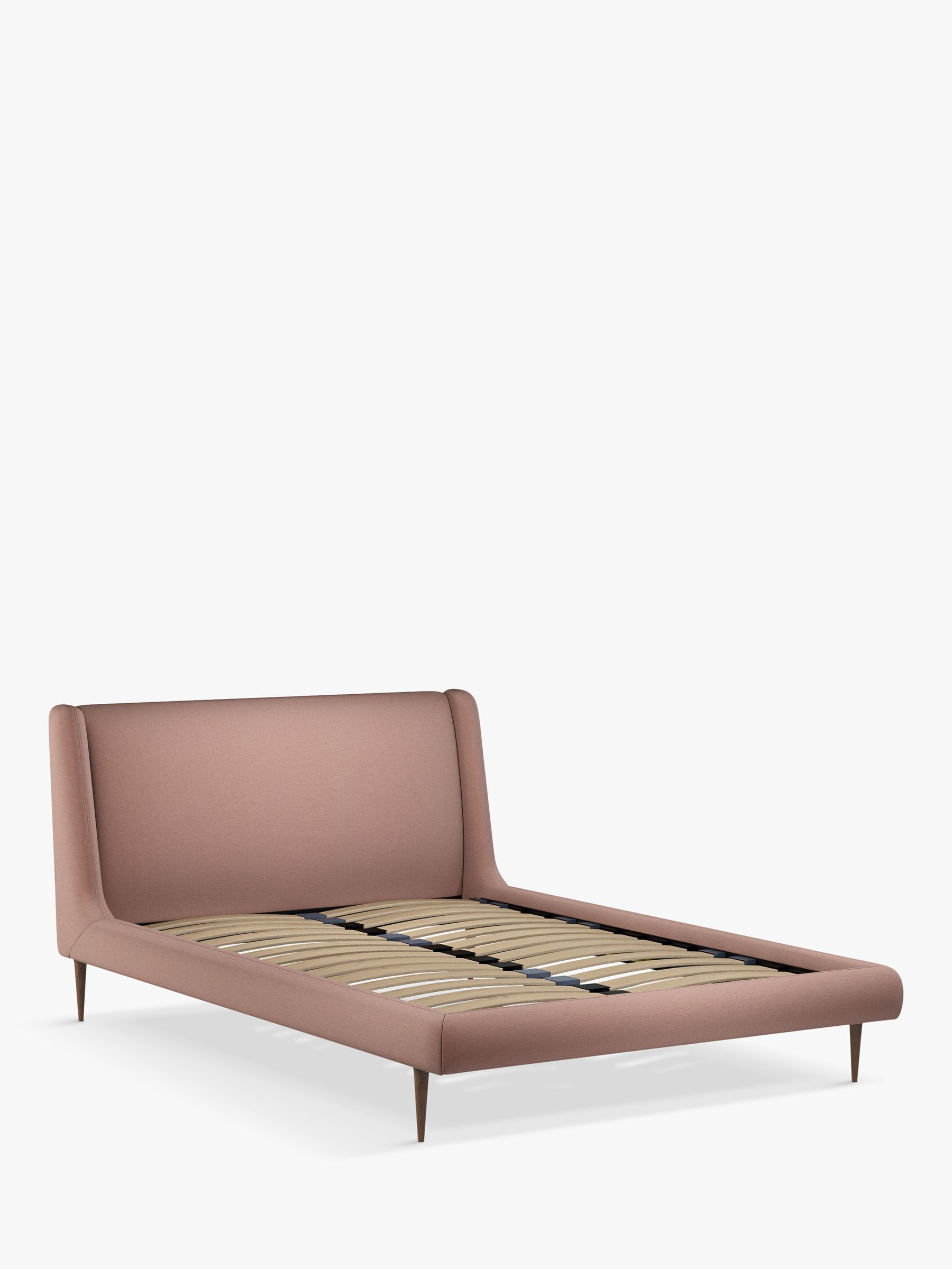 John Lewis Mid-Century Sweep Upholstered Bed Frame, Super King Size