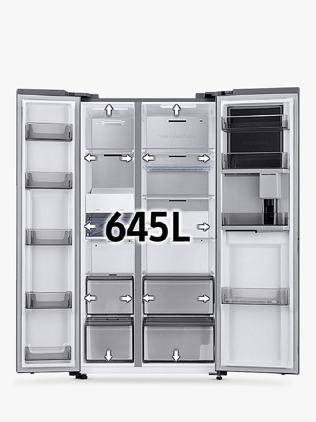 Buy Samsung Series 9 RH69B8941S9 Freestanding 65/35 American Fridge-Freezer, Stainless Steel Online at johnlewis.com