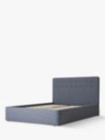 Swyft Bed 01 Upholstered Bed Frame, Double, Linen Midnight