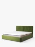 Swyft Bed 01 Upholstered Bed Frame, Super King Size, Velvet Vine