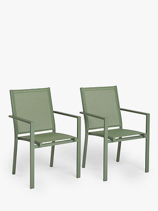 John Lewis Miami Garden Dining Chair, Set of 2