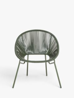 John Lewis Salsa Garden Chair, Set of 2, Avocado Green