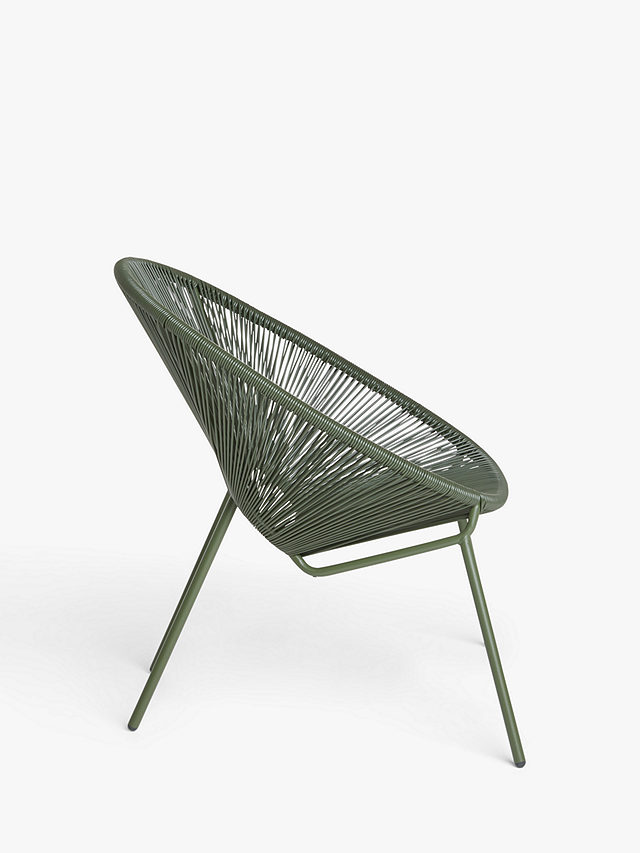 John Lewis Salsa Garden Chair, Set of 2, Avocado Green