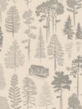 Mini Moderns Catskills Wallpaper, Weathered Cedar MMTLG01WC