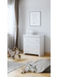 Little Acorns Classic Changing Table Dresser, White