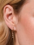Astrid & Miyu Cosmic Star Bold Huggie Earrings, Gold