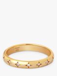 Astrid & Miyu Cosmic Star Cubic Zirconia Band Ring, Gold