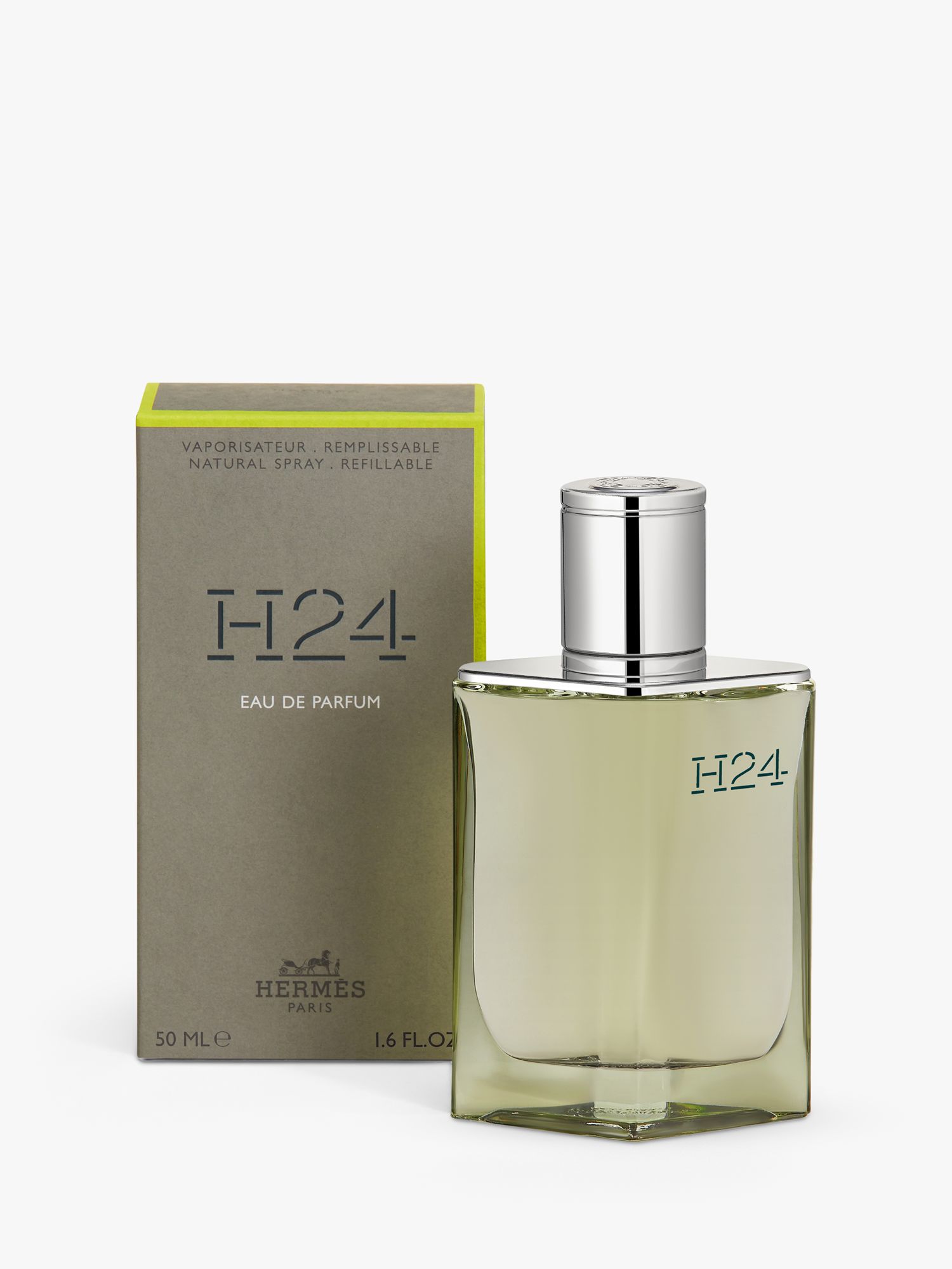 Hermès H24 Eau de Parfum Natural Spray, Refillable, 50ml 2