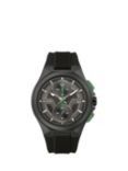 Bulova Men's Maquina Chronograph Date Silicone Strap Watch, Black 98b381