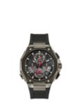 Bulova 98B358 Men's Precisionist X Chronograph Rubber Strap Watch, Black