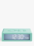 Lexon Flip+ Radio Controlled LCD Digital Alarm Clock, Mint