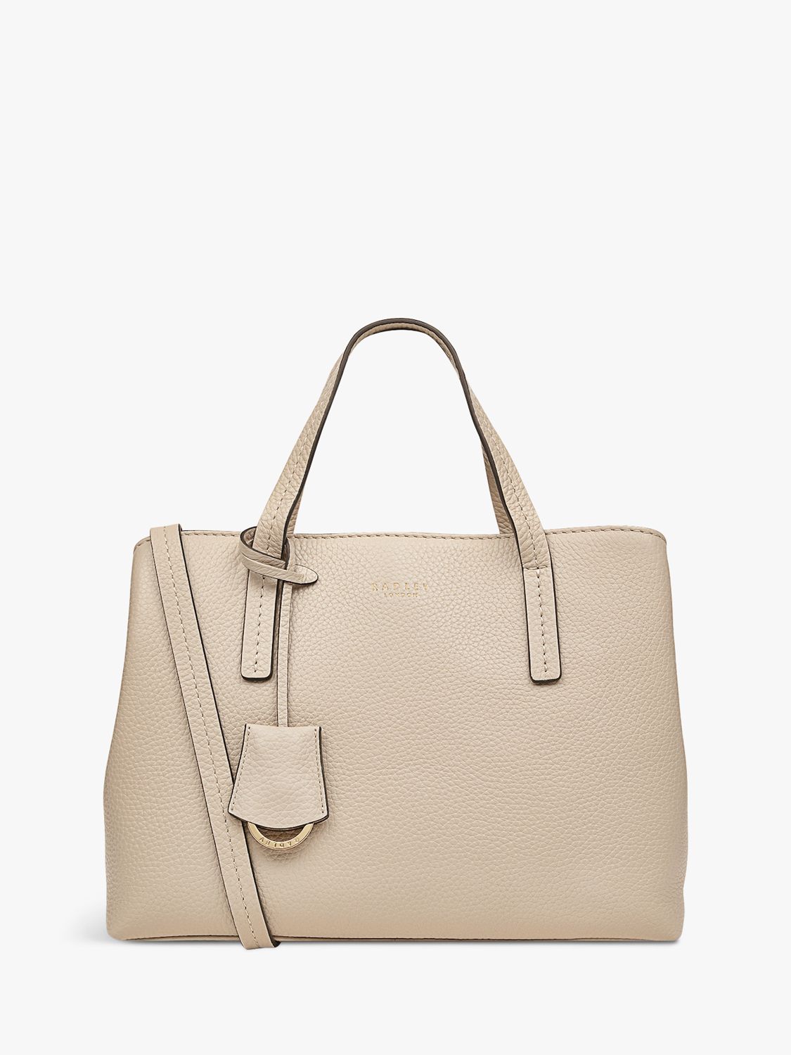 Radley Dukes Place Leather Medium Open Top Multiway Bag, Clay at John ...