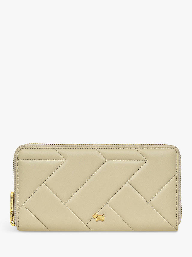 Radley Mill Bay Quilted Leather Zip Around Matinee Purse, Clay at John ...