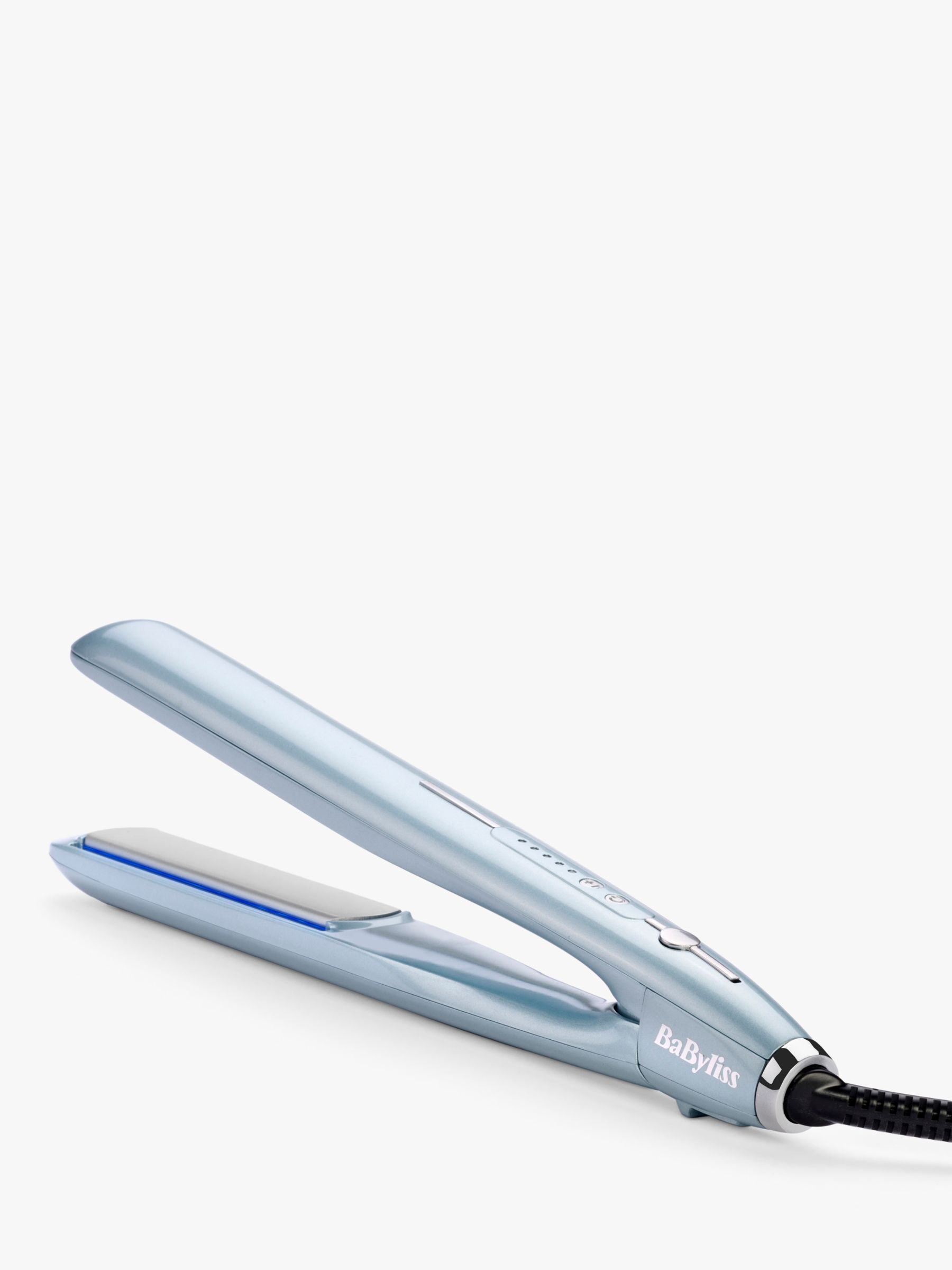 BaByliss Hydro-Fusion Anti-Frizz Hair Straightener, Blue