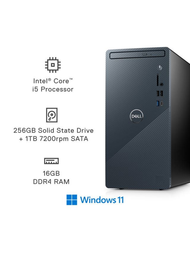 Dell Inspiron 3910 Desktop PC, Intel Core i5 Processor, 8GB RAM