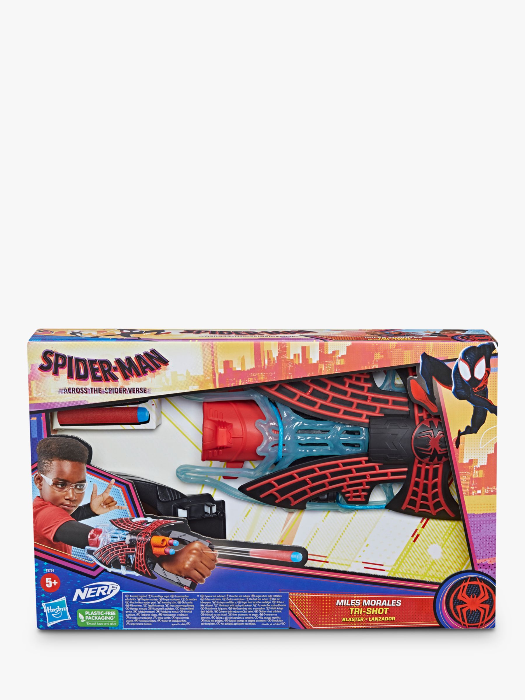 Nerf Spider-Man: Across the Spider-Verse Miles Morales Tri-Shot Blaster