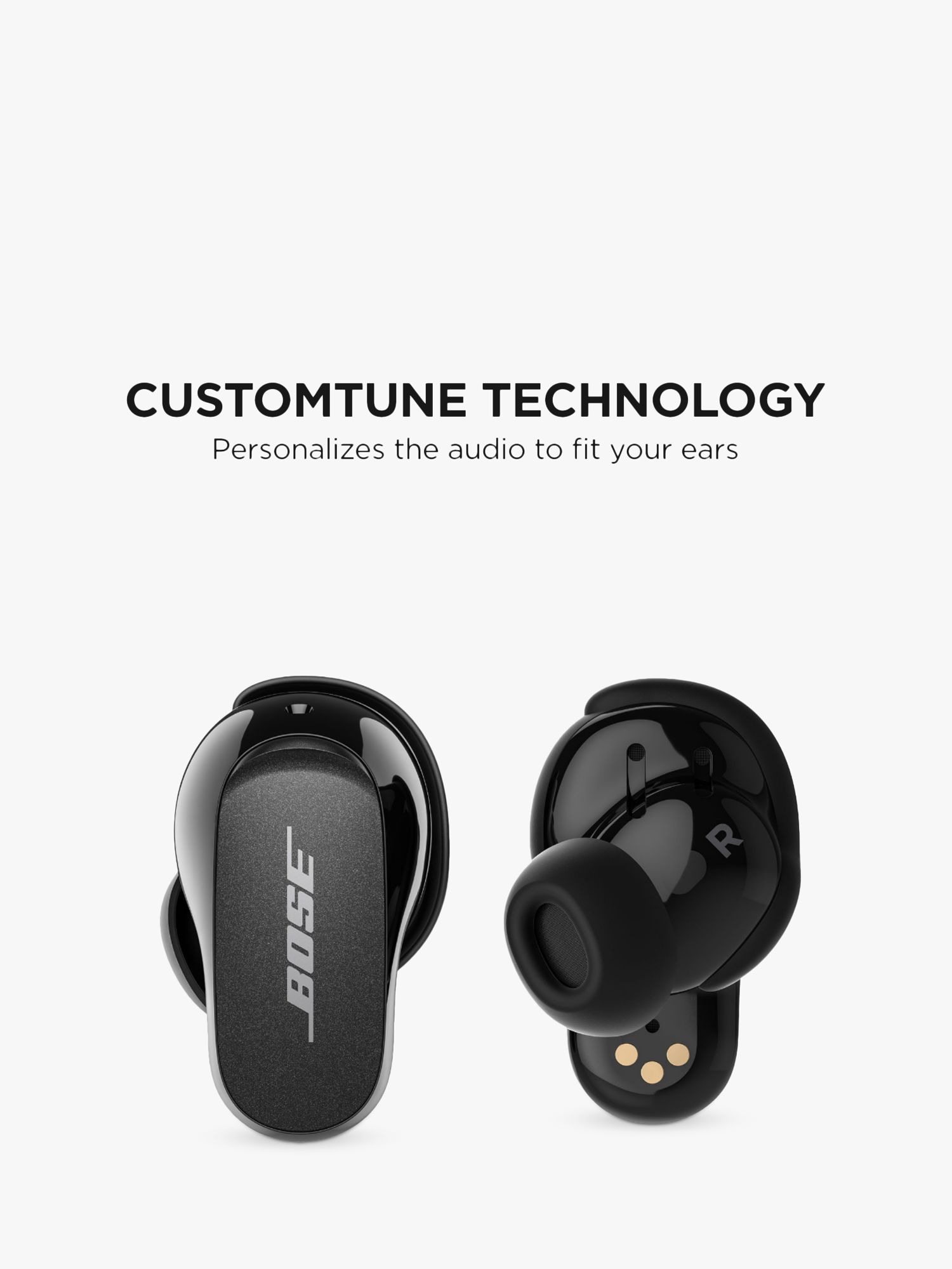 Bose QuietComfort Earbuds II In Ear Wireless Headphones - Black