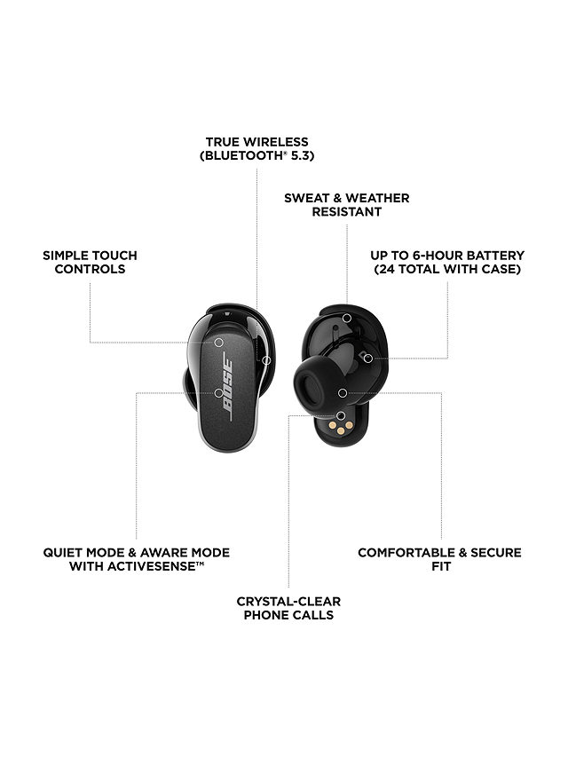 BOSE Quiet Comfort Earbuds Ⅱ ブラック - 1