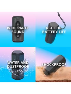Sony SRS-XE200 Waterproof Bluetooth Portable Speaker, Black