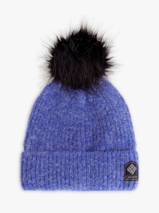 Columbia Winter Blur Pom Pom Beanie, Dark Sapphire