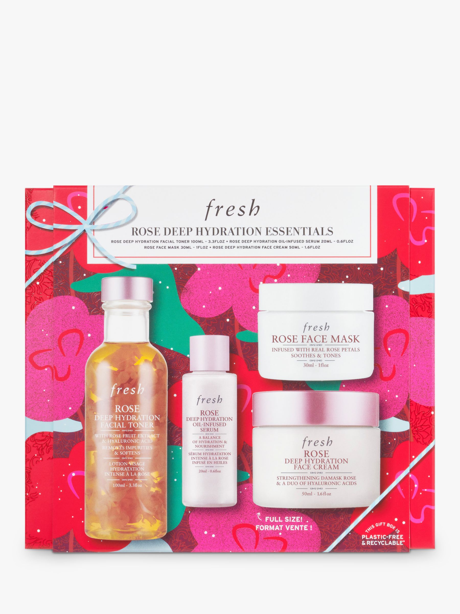 Fresh Rose Deep Hydration Essentials Skincare Gift Set
