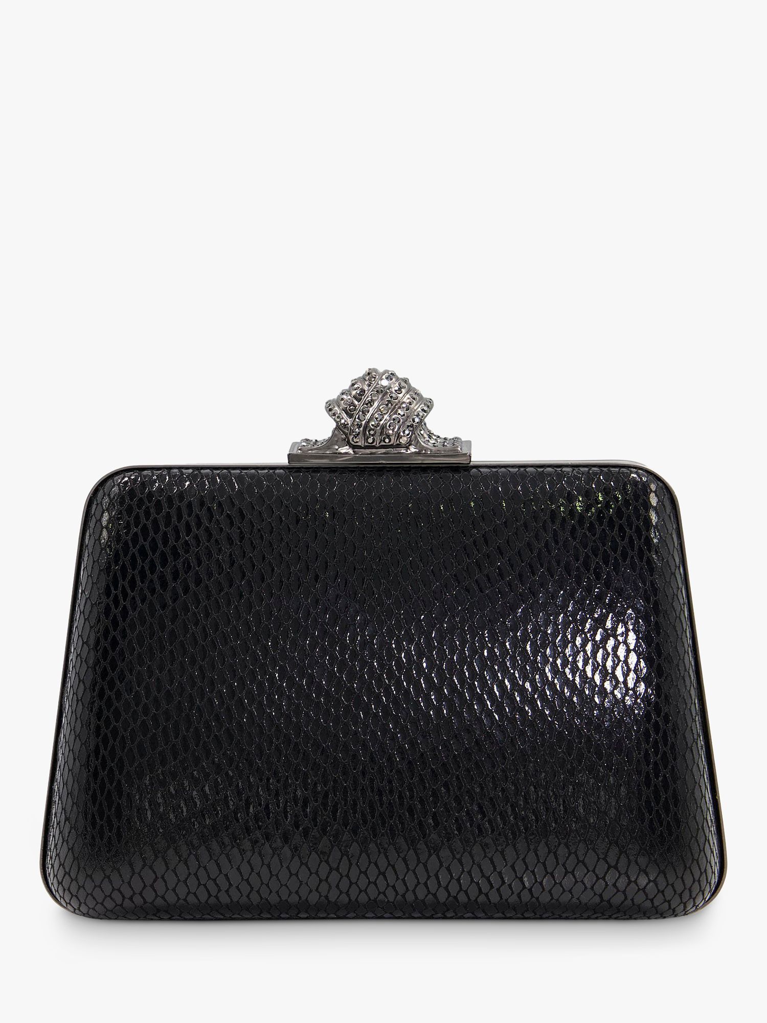 Dune Become Embellished Clasp Evening Bag