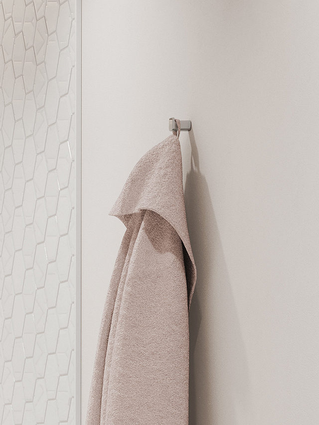 Hansgrohe AddStoris Wall-Mounted Towel Hook, Chrome