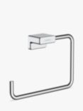 Hansgrohe AddStoris Wall-Mounted Towel Ring, Chrome