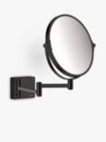 Hansgrohe AddStoris Wall-Mounted Magnifying Shaving Mirror, Matt Black