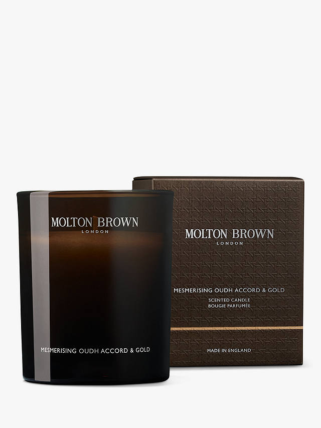 johnlewis.com | Molton Brown Mesmerising Oudh Accord & Gold Scented Signature Candle, 190g