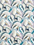 Harlequin Calathea Satin Furnishing Fabric, Cornflower/Azul/Shiitake/Wild Water