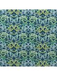 Harlequin Serpenti Velvet Furnishing Fabric, Onsen/Emerald/Azul