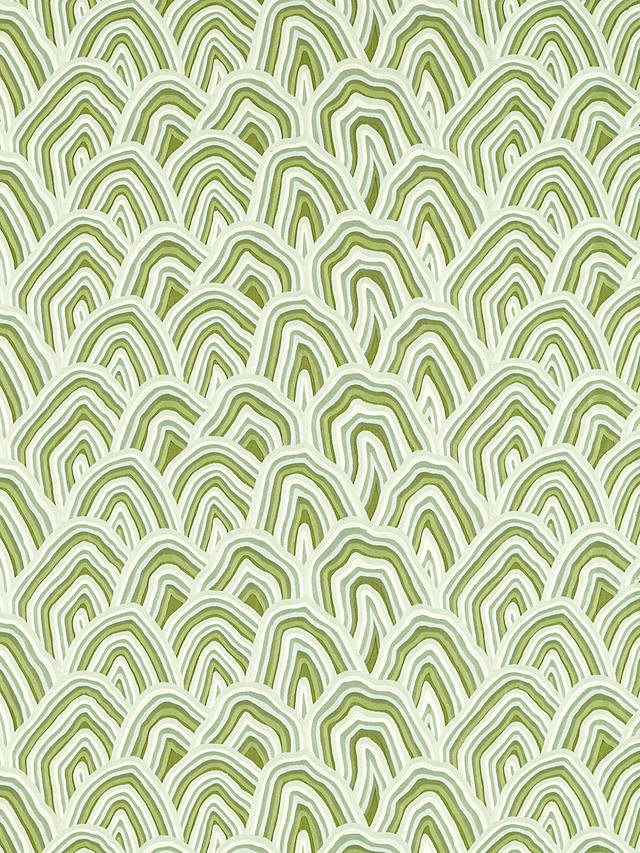 Harlequin Kumo Furnishing Fabric, Seaglass/Forest/Silver Willow