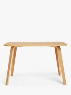 John Lewis ANYDAY Anton 4 Seater Dining Table and 2 Benches, Oak
