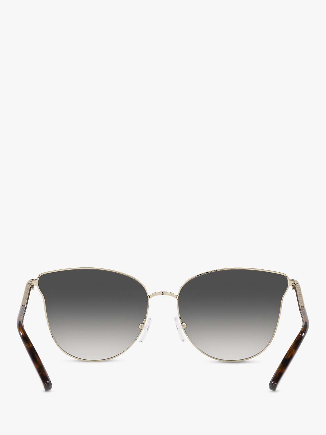 Buy Michael Kors MK1120 Women's Salt Lake City Round Sunglasses, Gold/Grey Gradient Online at johnlewis.com