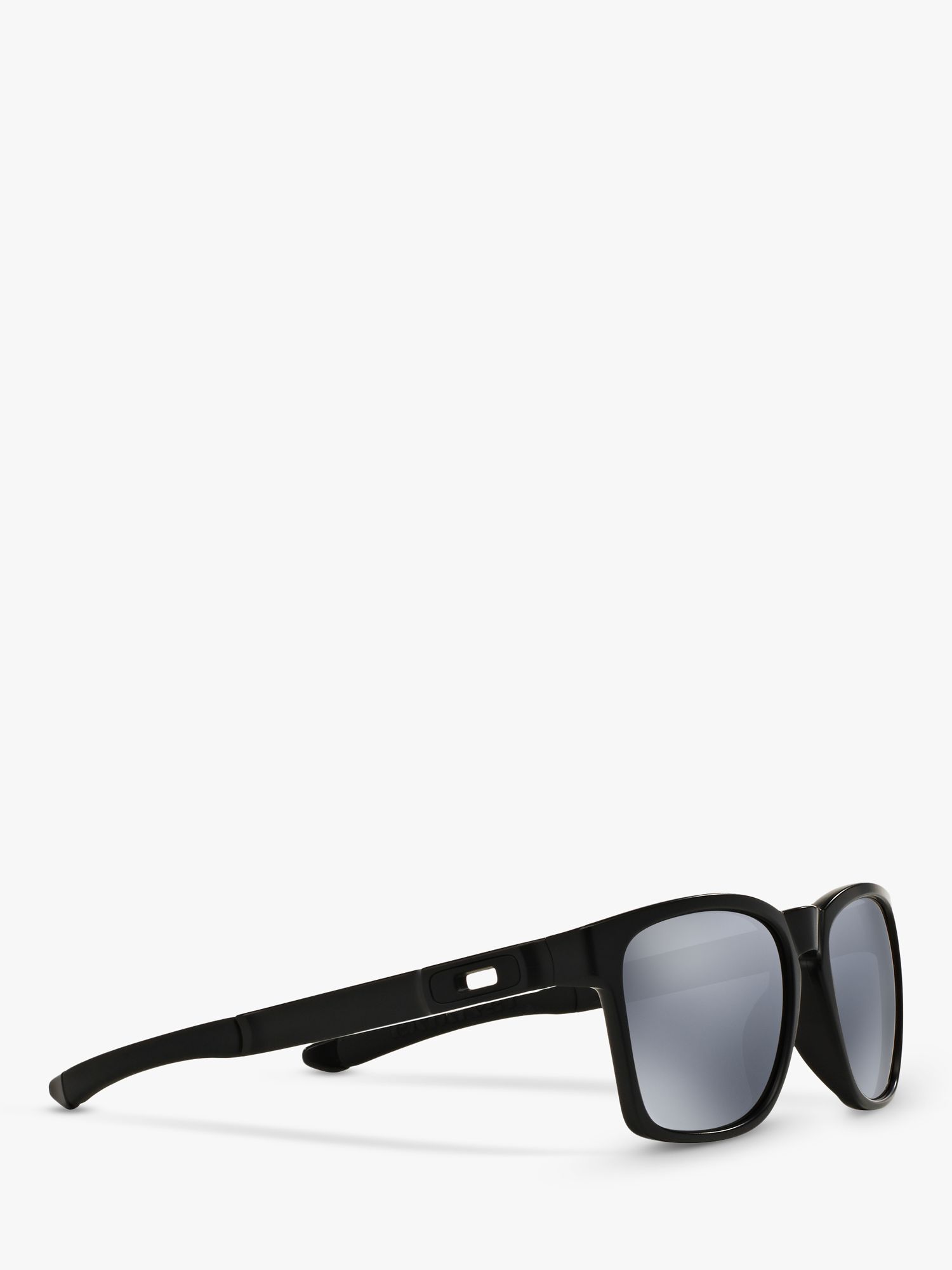 Oakley OO9272 Men's Catalyst Polarised Rectangular Sunglasses, Matte  Black/Gradient at John Lewis & Partners