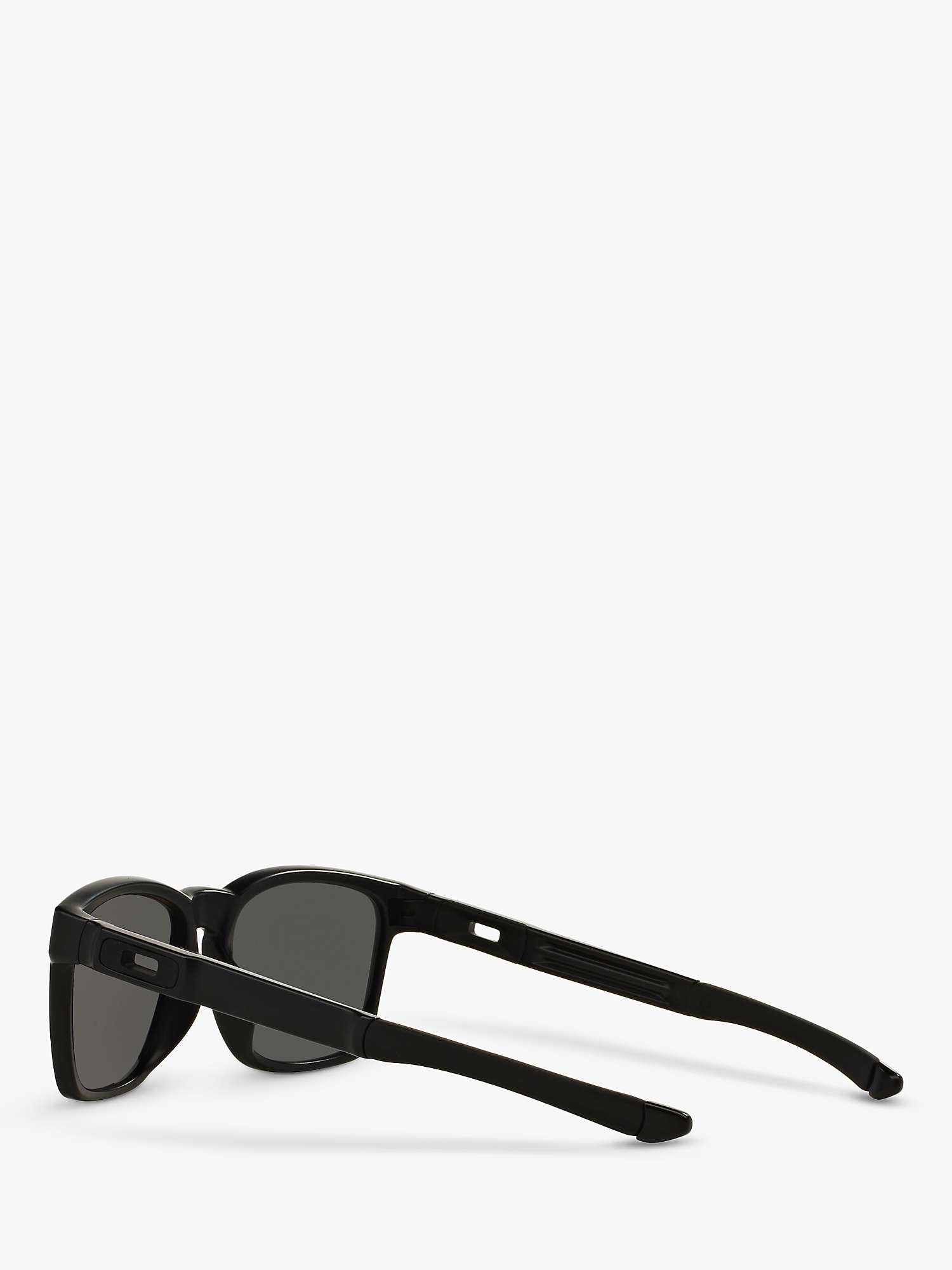 Buy Oakley OO9272 Men's Catalyst Polarised Rectangular Sunglasses, Matte Black/Gradient Online at johnlewis.com