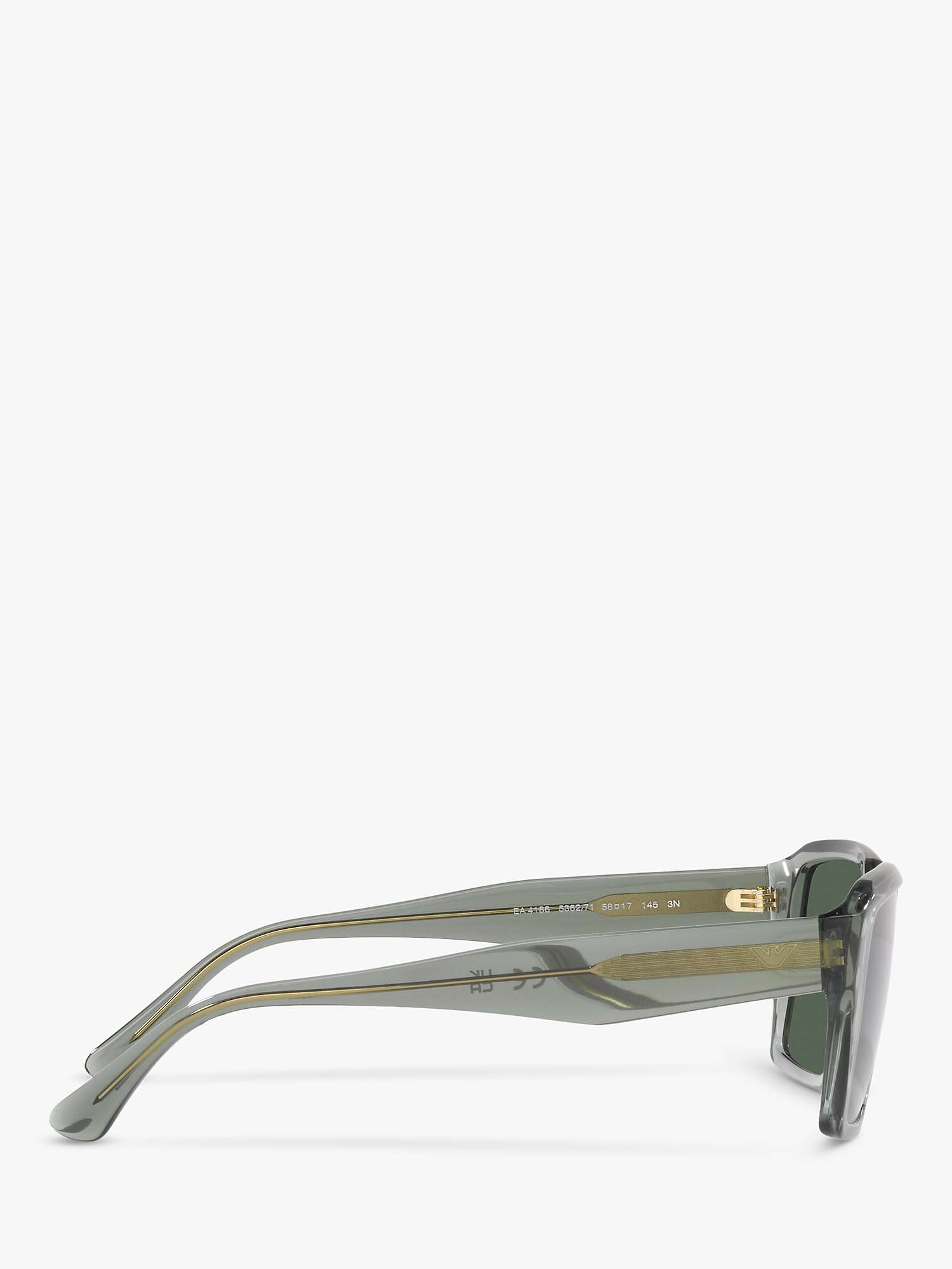Buy Emporio Armani EA4186 Men's Rectangular Sunglasses Online at johnlewis.com